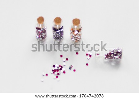 multi-colored plastic figurines for decorating objects
