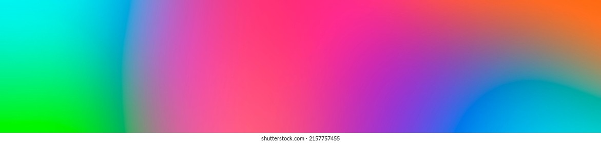 Multicolored rainbow gradient color background, smooth blend, abstract vector illustration. - Shutterstock ID 2157757455