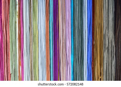 Multicolored strings background
