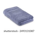 multi-colored Terry cotton bath towels, isolate on a white background