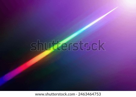 Multicolored violet-blue gradient abstract background - hologram, or ray of light
