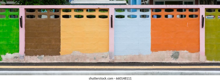 Multi-colored walls