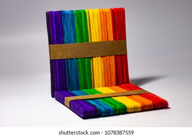 Multi  colored wooden
