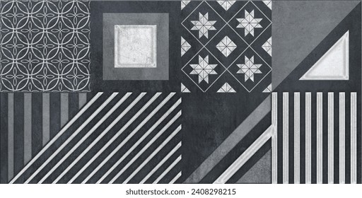 Multicolour Rustic Digital Wall Tile Decor For interior Home or Rustic Ceramic wall tile Design, Heavily Mixed Wall Art Decor For Home, wallpaper, linoleum, textile, background.