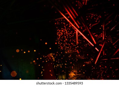 Multicolour welding sparks - Shutterstock ID 1335489593
