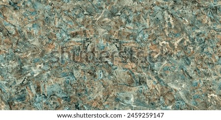 Multi-coloured marble texture background, green, blue, and red creative colours with a sandy surface. Ceramic endless tile design for interior
