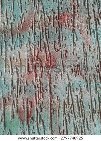Multicoloured wall texture, close up