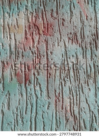 Multicoloured wall texture, close up