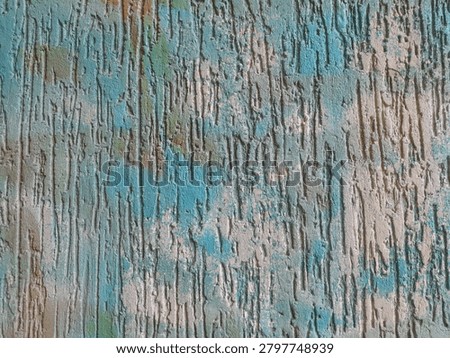 Multicoloured wall texture, close up