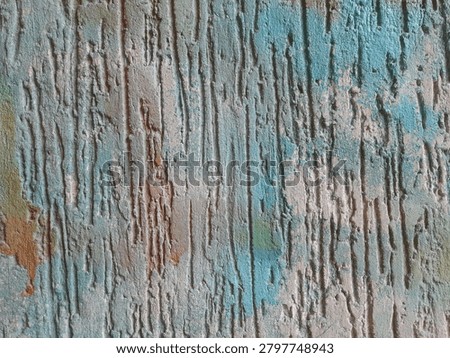 Multicoloured wall texture, close up