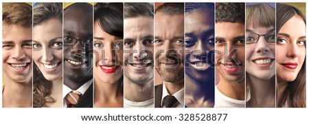 Multicultural smile