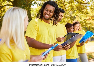 Multicultural Team Clipboard During Crosscountry Game Stock Photo ...