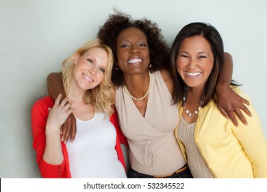 Multicultural Woman Smiling.