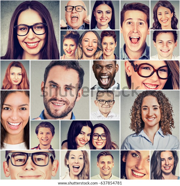 幸せな笑顔を持つ男性と女性の多民族 の写真素材 今すぐ編集