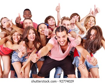 Multiethnic Group People Isolated Stock Photo (Edit Now) 92774029