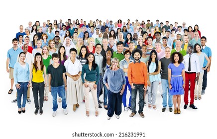 Multiethnic Group of People Smiling - Powered by Shutterstock