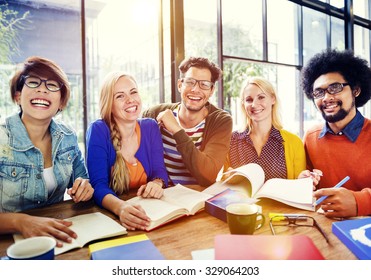 Multi-Ethnic Group of People Working Together Concept