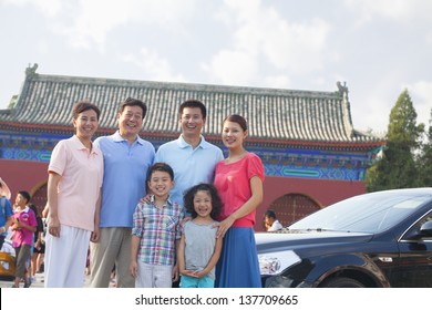 Multigenerational Family Smiling, Portrait