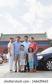 Multigenerational Family Smiling, Portrait