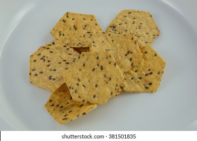 Multigrain Tortilla Chips In Bowl