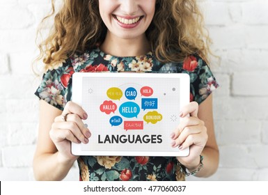 Multilingual Greetings Languages Concept