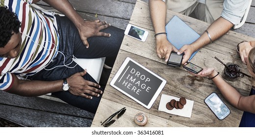 Multimedia Digital Device Technology Connection Concept - Powered by Shutterstock - Get 15% off with code: PIKWIZARD15