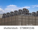 Multiple air conditioning system on a rooftop