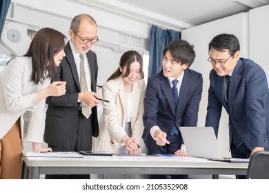 Multiple Businessmen Meeting Images Of Various Generations