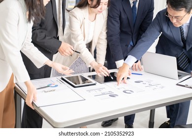 Multiple Businessmen Meeting Images Of Various Generations