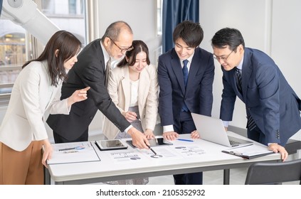 Multiple Businessmen Meeting Images Of Various Generations