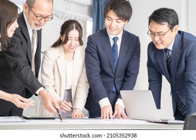 Multiple Businessmen Meeting Images Of Various Generations