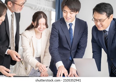 Multiple Businessmen Meeting Images Of Various Generations