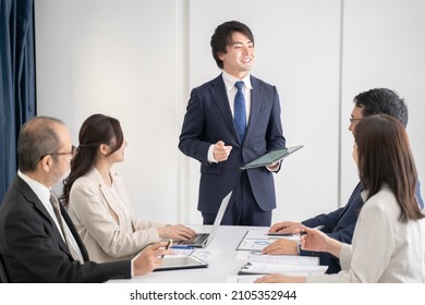 Multiple Businessmen Meeting Images Of Various Generations