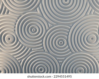 Multiple circle patterns for the background image.
