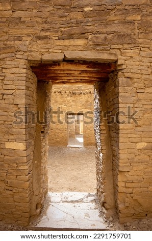 Multiple doorway entrances into separate rooms