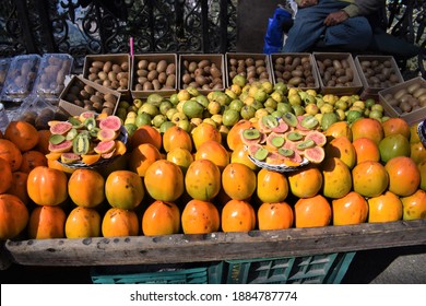 Multiple Fruits In A Fruit Shop In Shimla