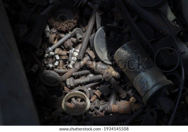 Multiple industrial car  spare part hex bolt and\
spark plug