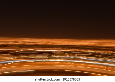 multiple lights in the dark