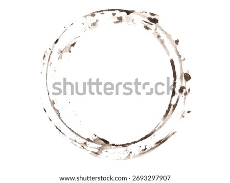 Multiple overlapping cup marks create a messy yet artistic pattern. Ideal for adding a rustic or vintage touch to your projects.
