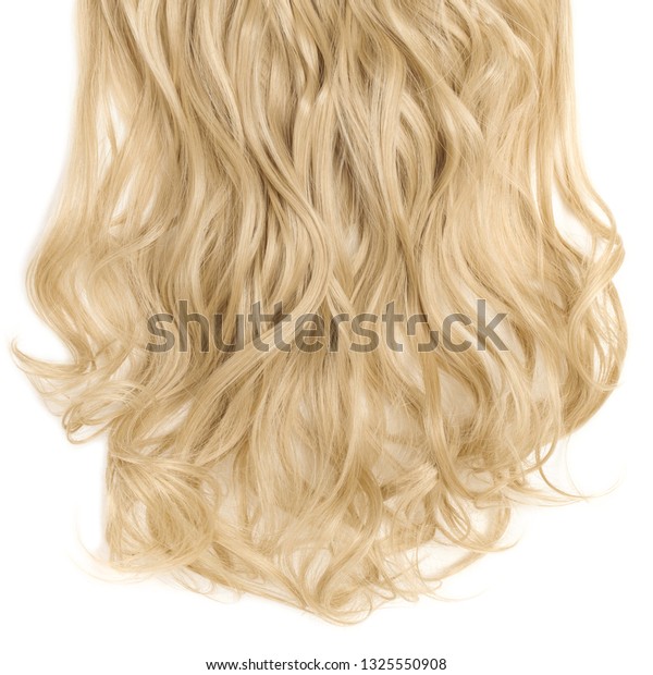 Multiple Pieces Clip Wavy Light Brown Stock Image Download Now