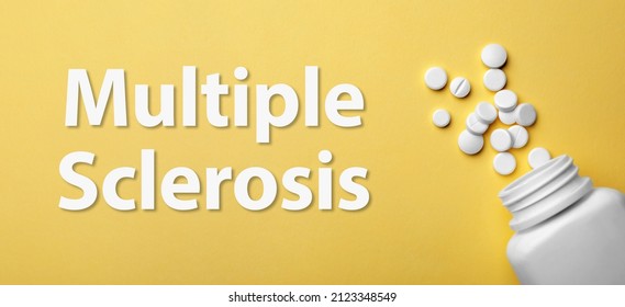 Multiple Sclerosis Treatment Bottle Different Pills Stock Photo (Edit ...