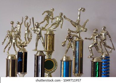 Multiple Sports Trophies