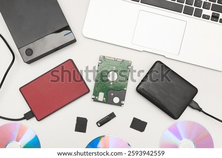 Multiple storage devices, pendrive, memory cards. Backup data