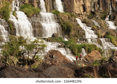 Multiple Waterfalls At Dalat, Vietnam