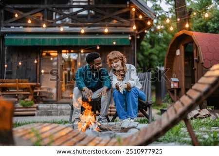 Similar – Image, Stock Photo Backlighting for the moment