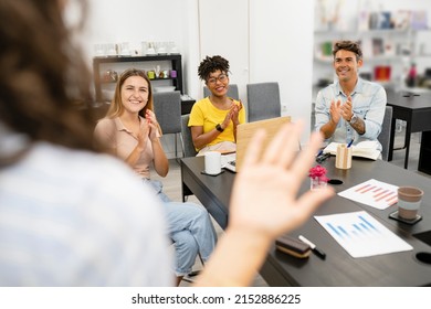 Multiracial Coworkers At A Business Meeting - People Of Different Ages Working Together