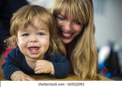 Mum And Son With Dwarfism Pathology