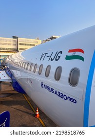 Mumbai: 15th August 2022: Beautiful View Of Indigo Airlines Airplane At Mumbai Airport.