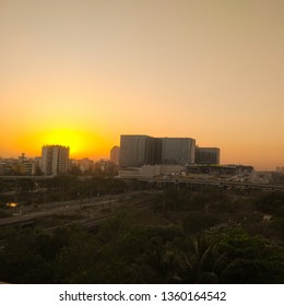 Mumbai City Scape Evening View