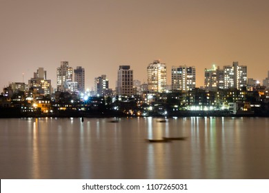 Mumbai City Sky Line During Night